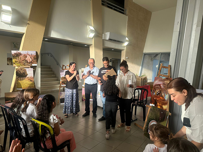 حفل توزيع الجوائز على المشاركين بمسابقة التصوير في وادي قانا